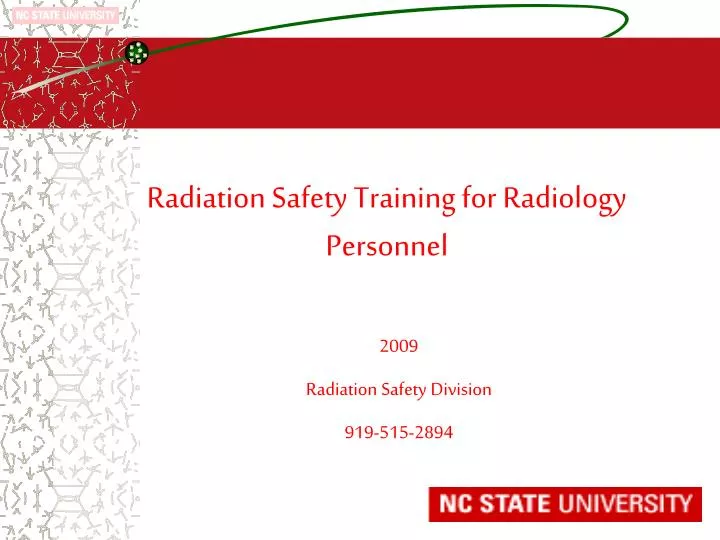 radiation safety training for radiology personnel