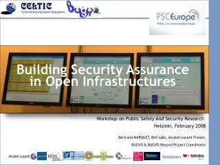 Building Security Assurance in Open Infrastructures