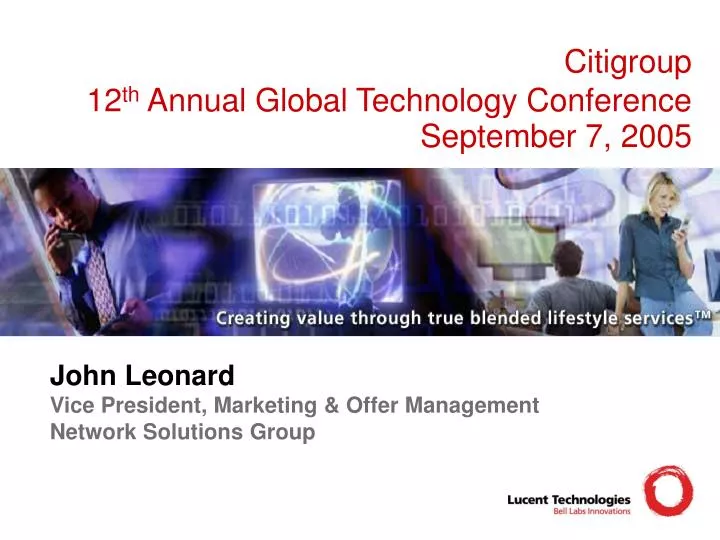 citigroup 12 th annual global technology conference september 7 2005