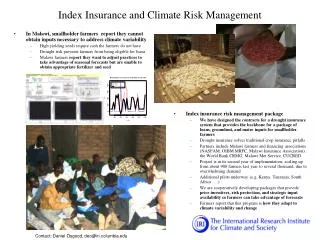 Index Insurance and Climate Risk Management