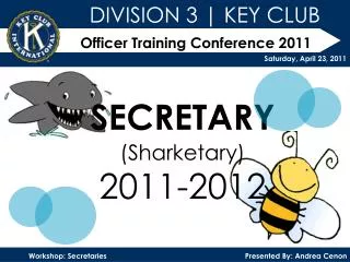 Officer Training Conference 2011