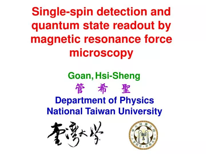 single spin detection and quantum state readout by magnetic resonance force microscopy