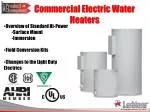 Commercial Electric Water Heaters - slide 1