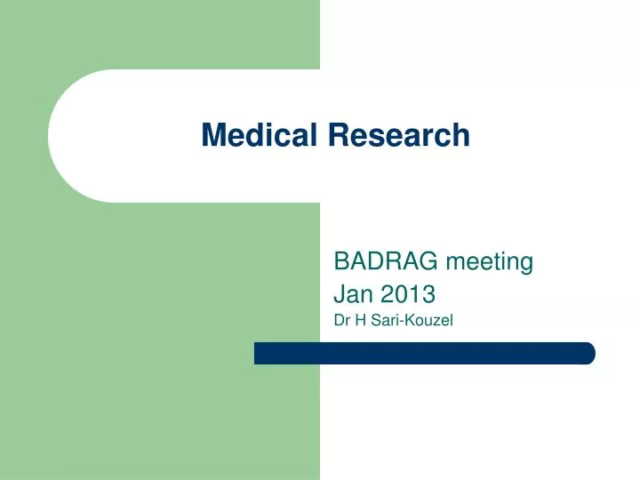 medical research