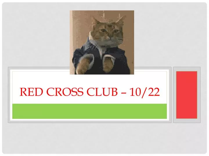 red cross club 10 22