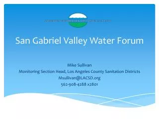 San Gabriel Valley Water Forum