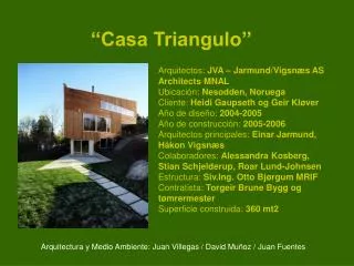 casa triangulo
