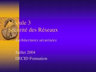module 3 s curit des r seaux