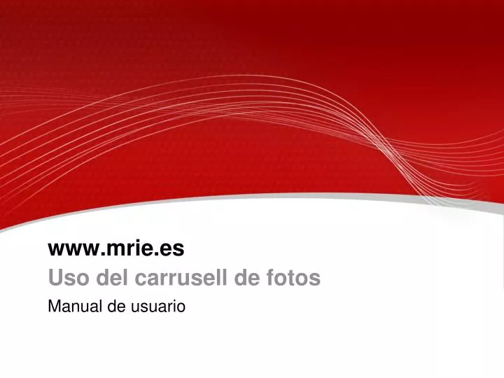 www mrie es uso del carrusell de fotos