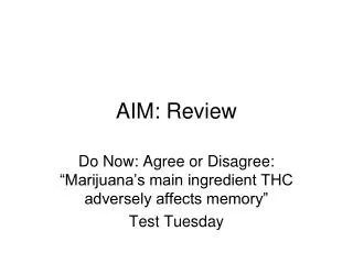 AIM: Review
