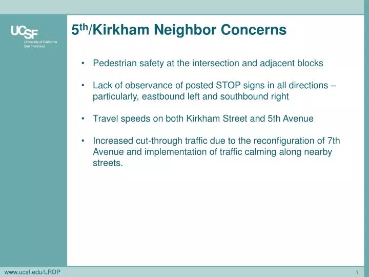 5 th kirkham neighbor concerns
