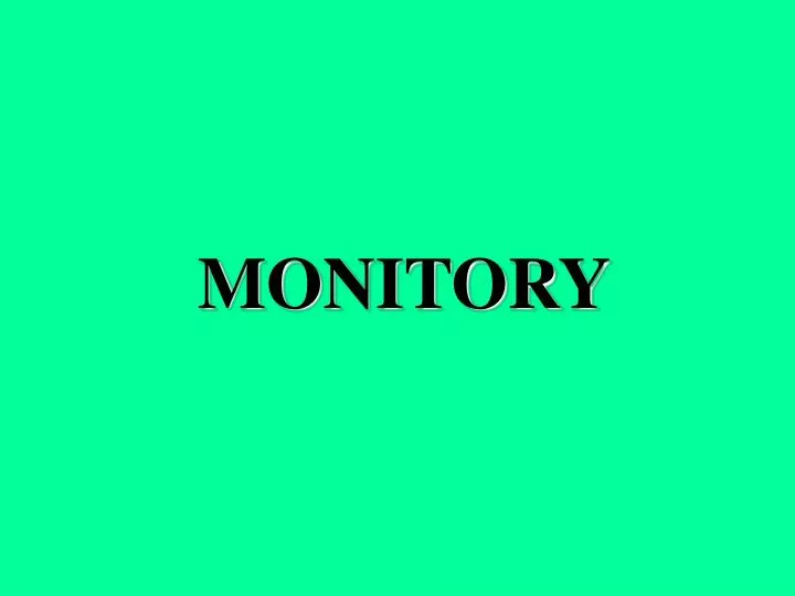 monitory
