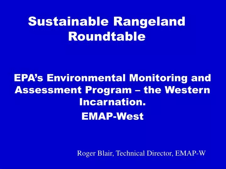 sustainable rangeland roundtable