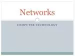 Networks - slide 1
