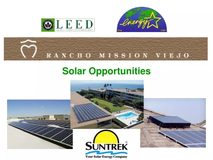 solar opportunities