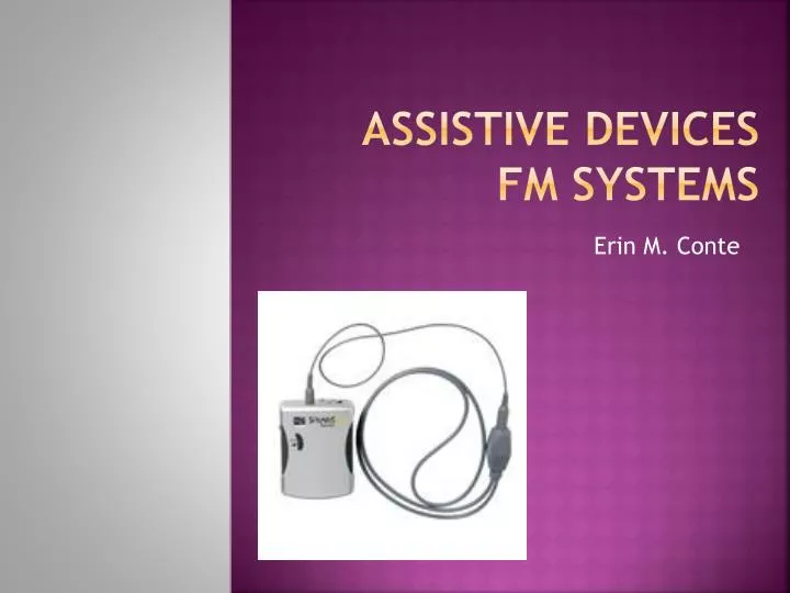 assistive devices fm systems