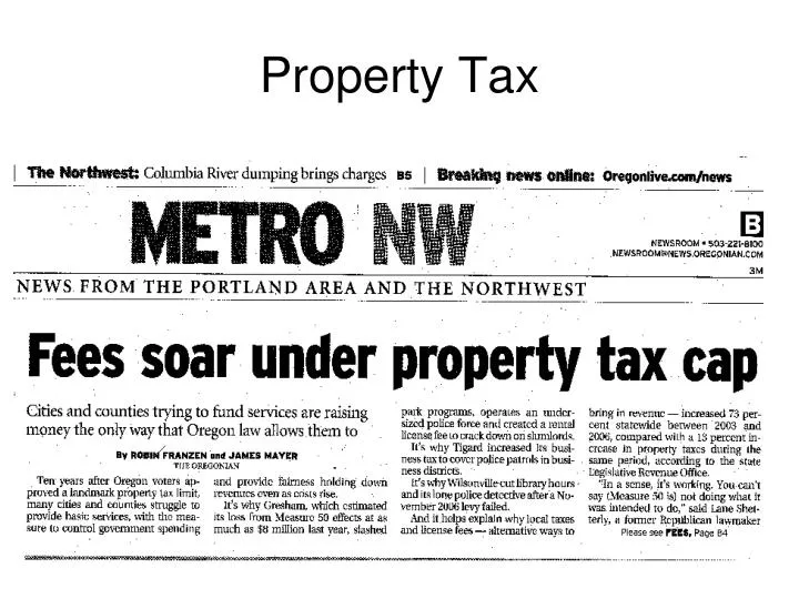 property tax