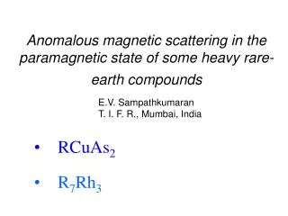 Anomalous magnetic scattering in the paramagnetic state of some heavy rare-earth compounds