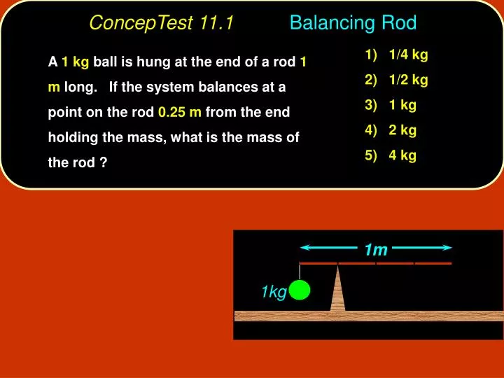 conceptest 11 1 balancing rod