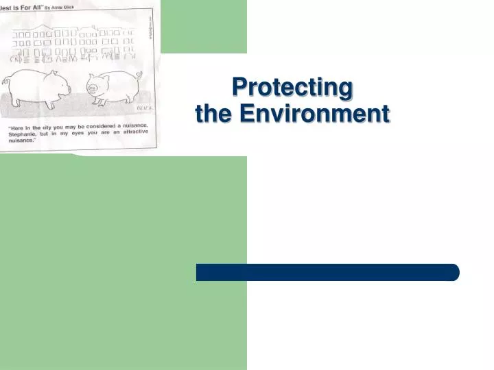 presentation about protecting the environment