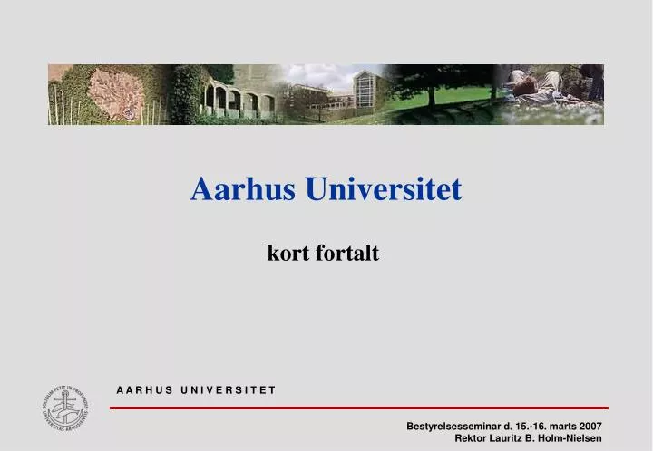 aarhus universitet