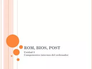 rom bios post