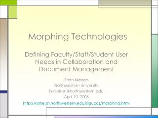 Morphing Technologies