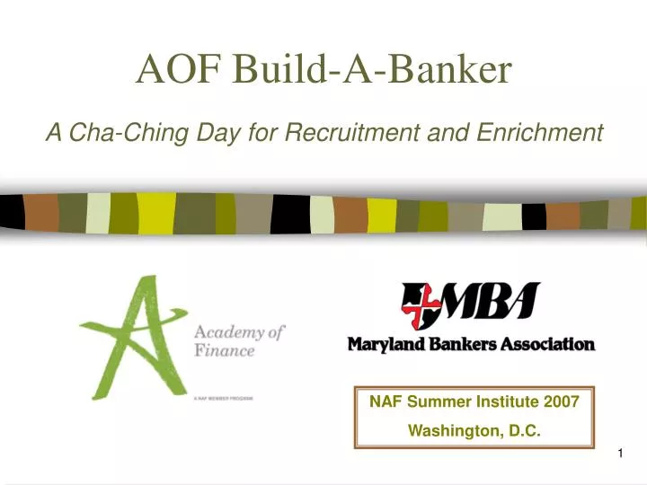 aof build a banker