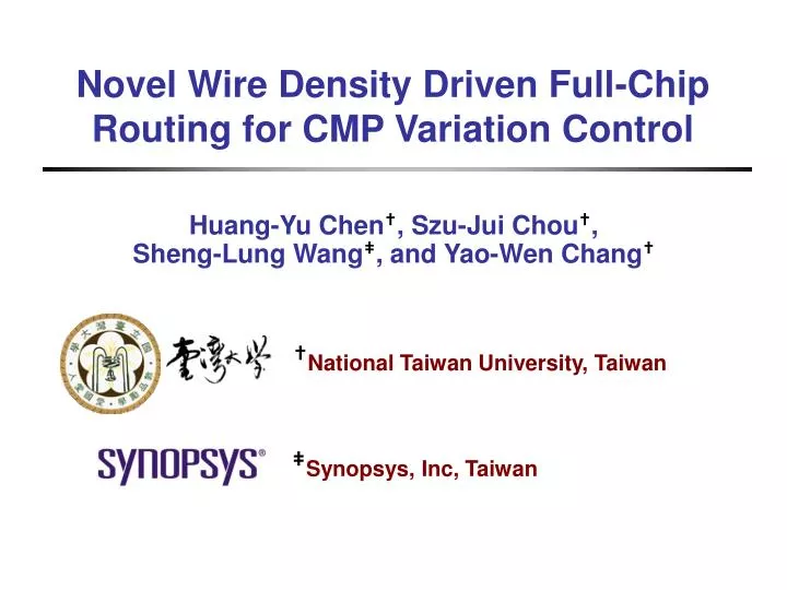 novel wire density driven full chip routing for cmp variation control