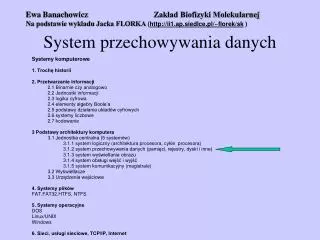 system przechowywania danych