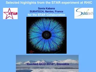 Selected highlights from the STAR experiment at RHIC
