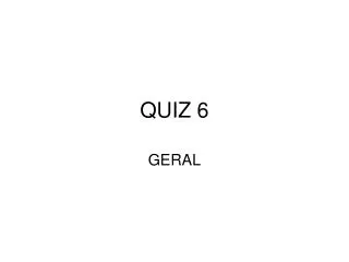 quiz 6