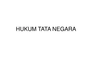 hukum tata negara