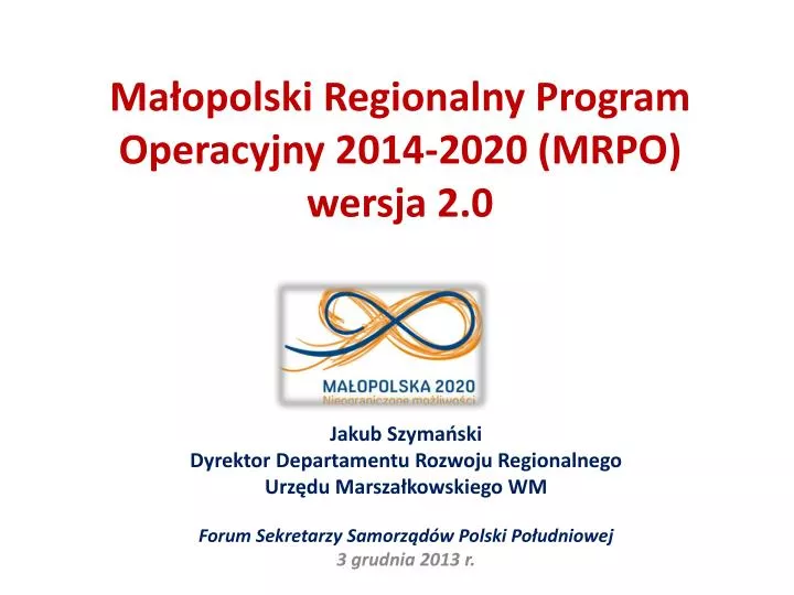 ma opolski regionalny program operacyjny 2014 2020 mrpo wersja 2 0