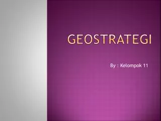geostrategi