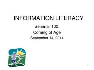 INFORMATION LITERACY