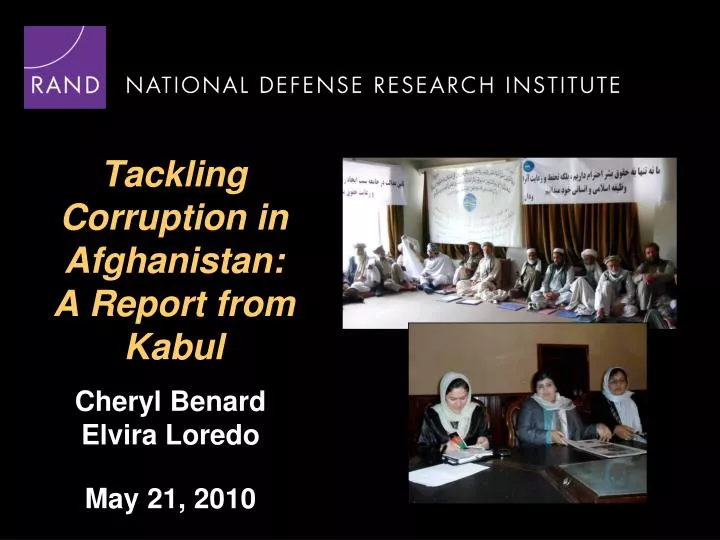 tackling corruption in afghanistan a report from kabul
