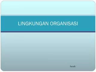 lingkungan organisasi