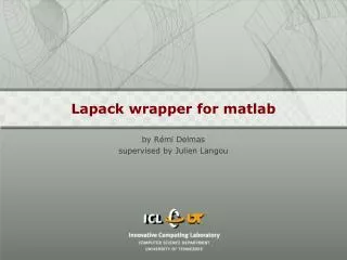 Lapack wrapper for matlab
