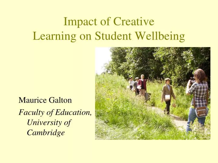 impact of creative learning on student wellbeing