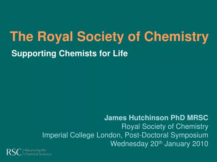 the royal society of chemistry