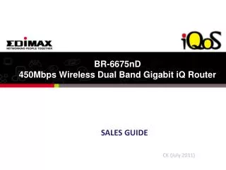 BR-6675nD 450Mbps Wireless Dual Band Gigabit iQ Router