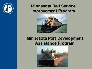 Minnesota Rail Service Improvement Program