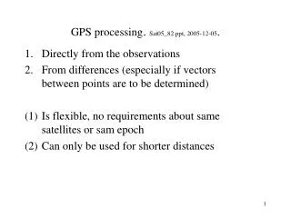 GPS processing . Sat05_82, 2005-12-05 .