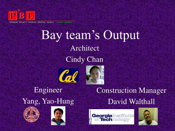 bay team s output