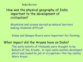 India Review