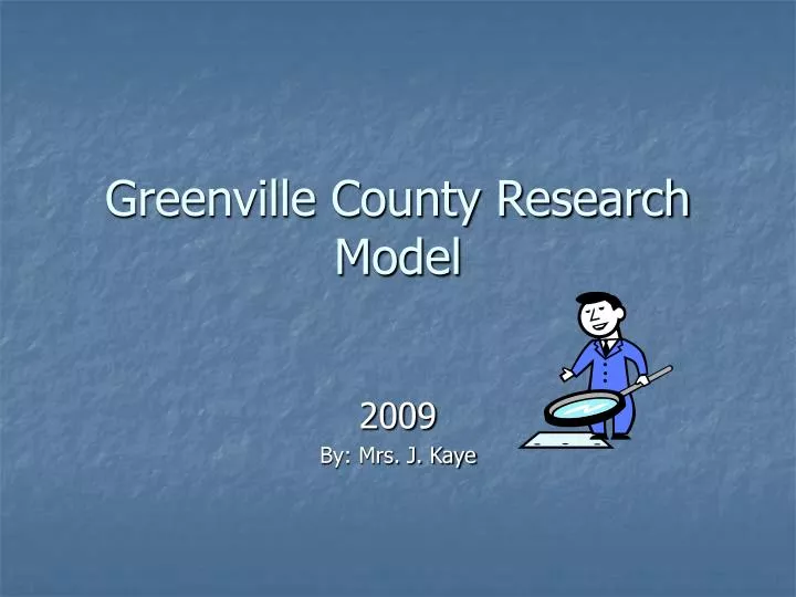 greenville county research model