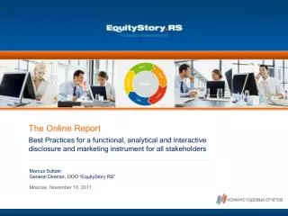 The Online Report Best Practices for a functional, analytical and interactive