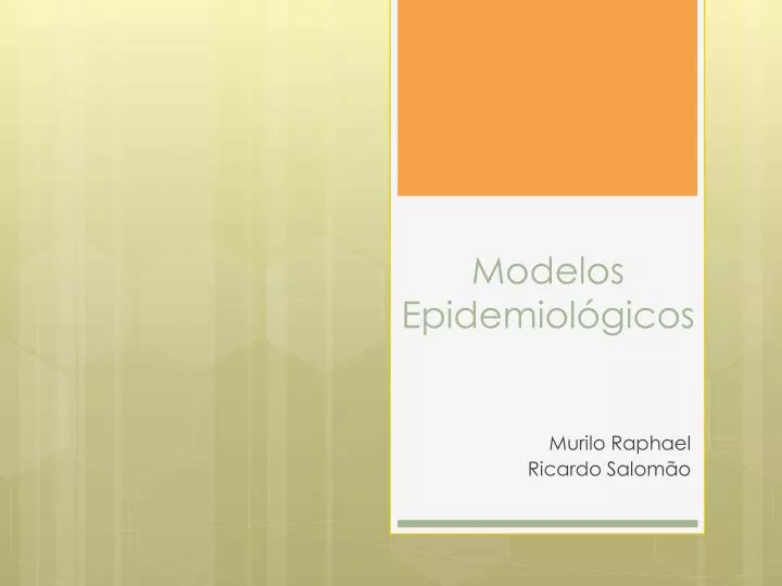 modelos epidemiol gicos