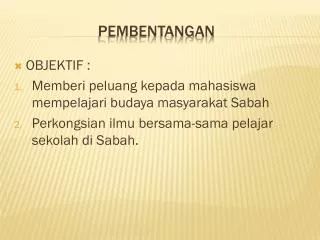 pembentangan